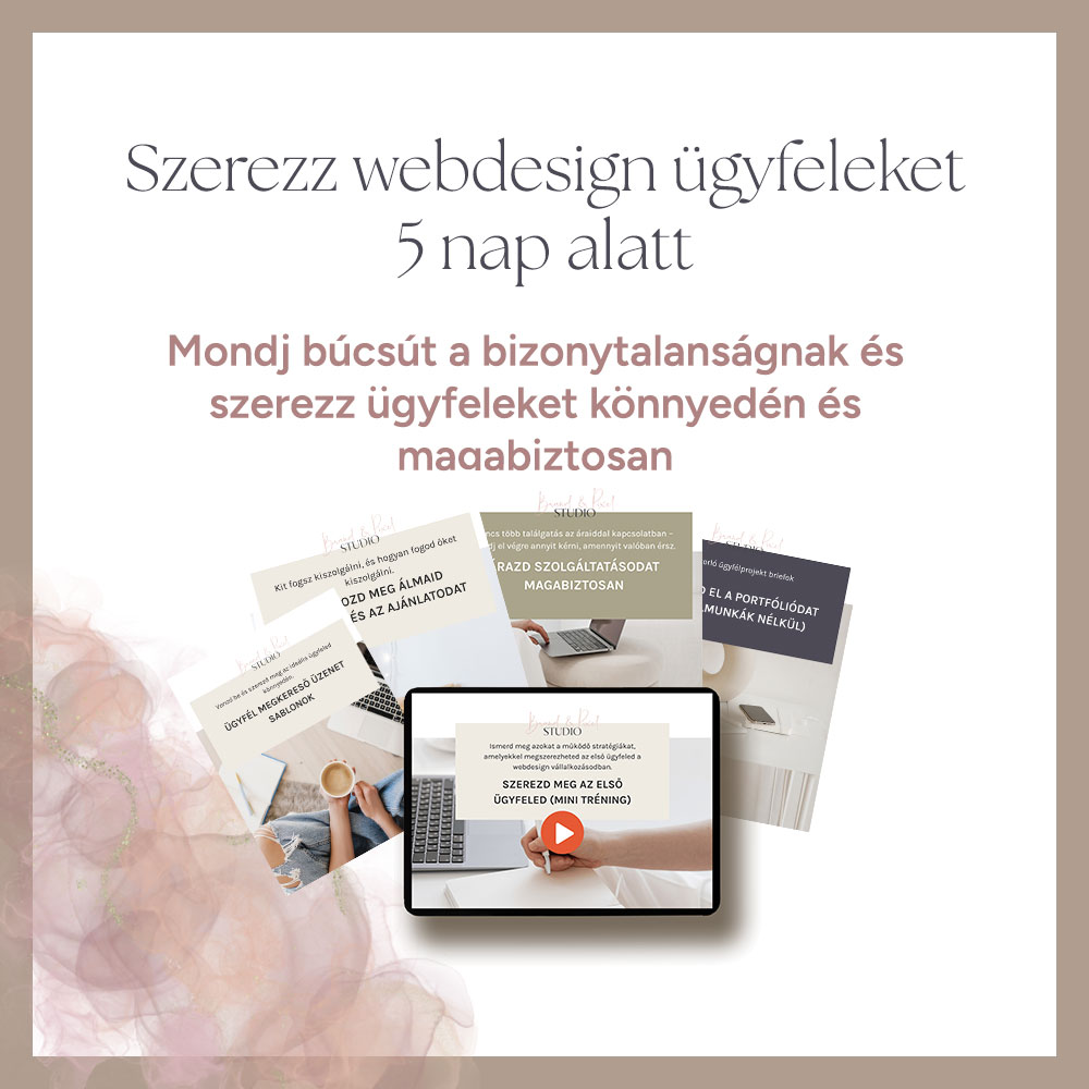 Szerezz webdesign ügyfeleket 5 nap alatt